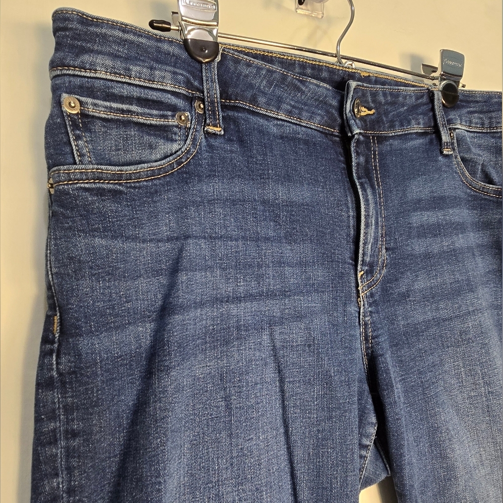GAP Denim Classic Straight Jeans - Deep Blue 16/33R 28in Inseam EUC
